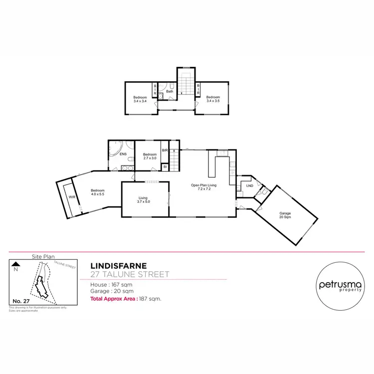 Floorplan of Homely house listing, 27 Talune Street, Lindisfarne TAS 7015