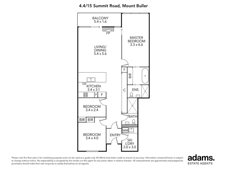 Floorplan of Homely apartment listing, 4.4/15 Summit Road, Mount Buller VIC 3723