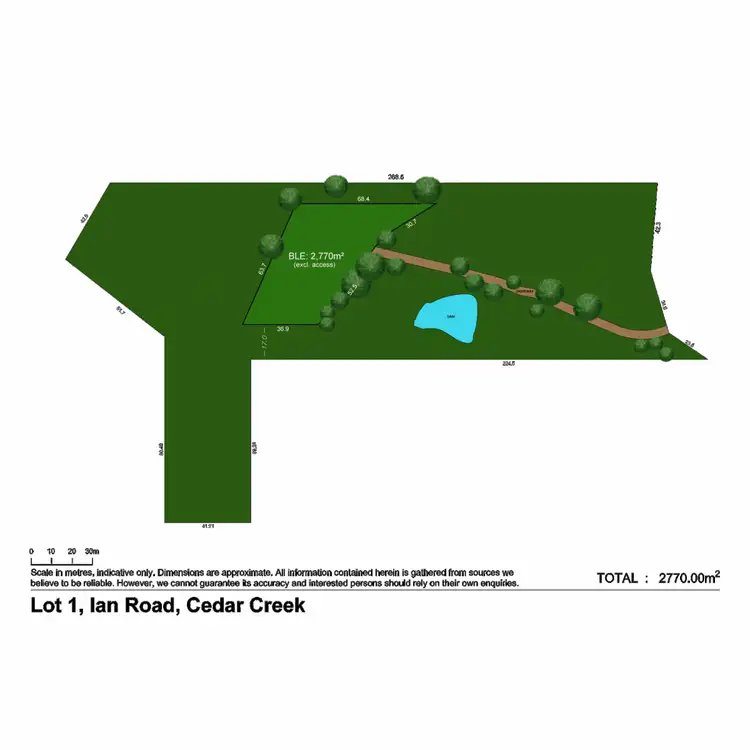 Floorplan of Homely land listing, LOT 1 Ian Road, Closeburn QLD 4520