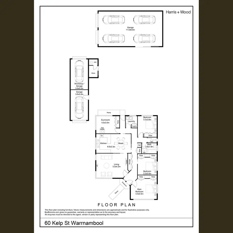 Floorplan of Homely house listing, 60 Kelp Street, Warrnambool VIC 3280