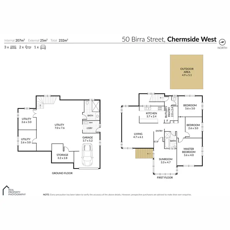 Floorplan of Homely house listing, 50 Birra Street, Chermside West QLD 4032