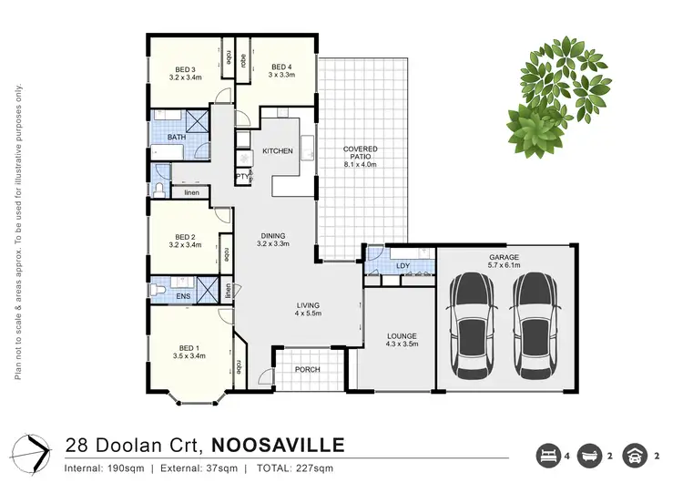 Floorplan of Homely house listing, 28 Doolan Court, Noosaville QLD 4566