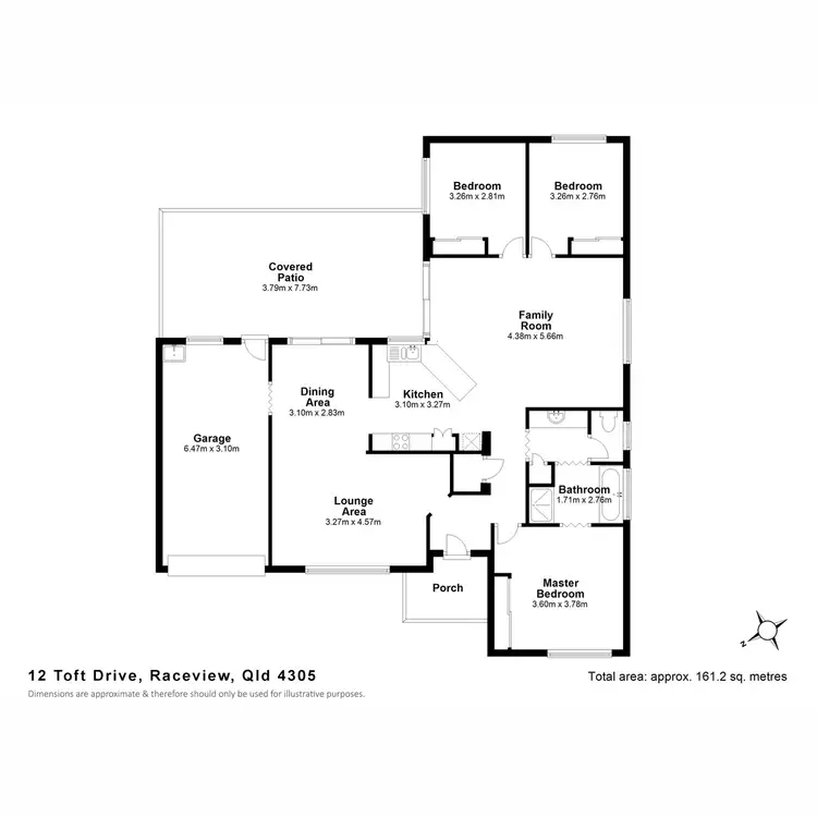 Floorplan of Homely house listing, 12 Toft Drive, Raceview QLD 4305