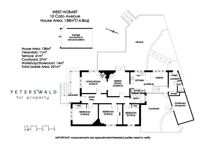 Floorplan of Homely house listing, 10 Cato Avenue, West Hobart TAS 7000
