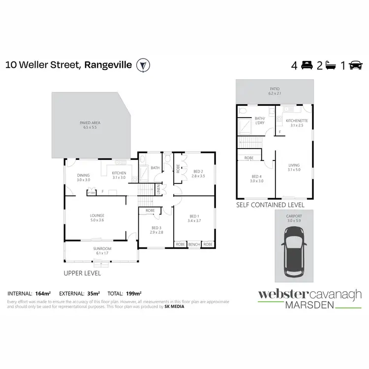 Floorplan of Homely house listing, 10 Weller Street, Rangeville QLD 4350