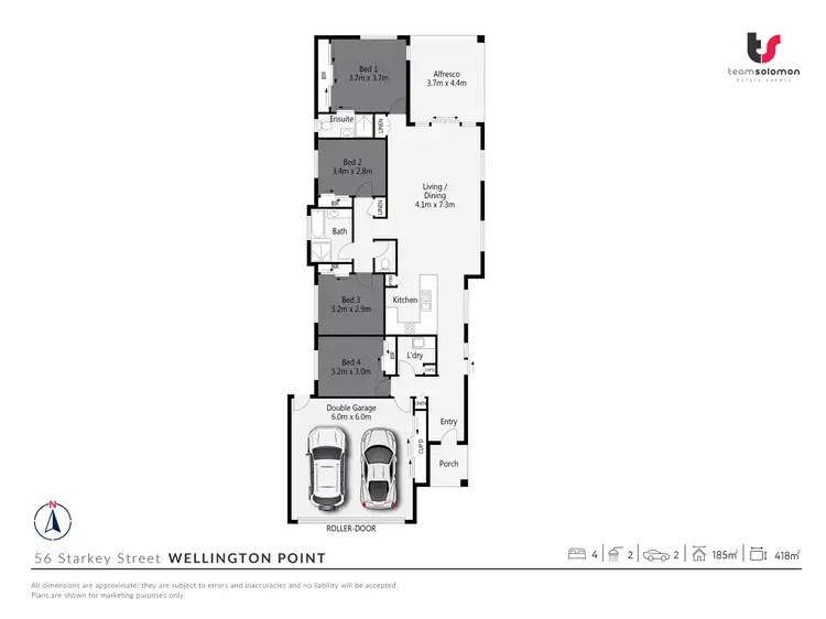 Floorplan of Homely house listing, 56 Starkey Street, Wellington Point QLD 4160