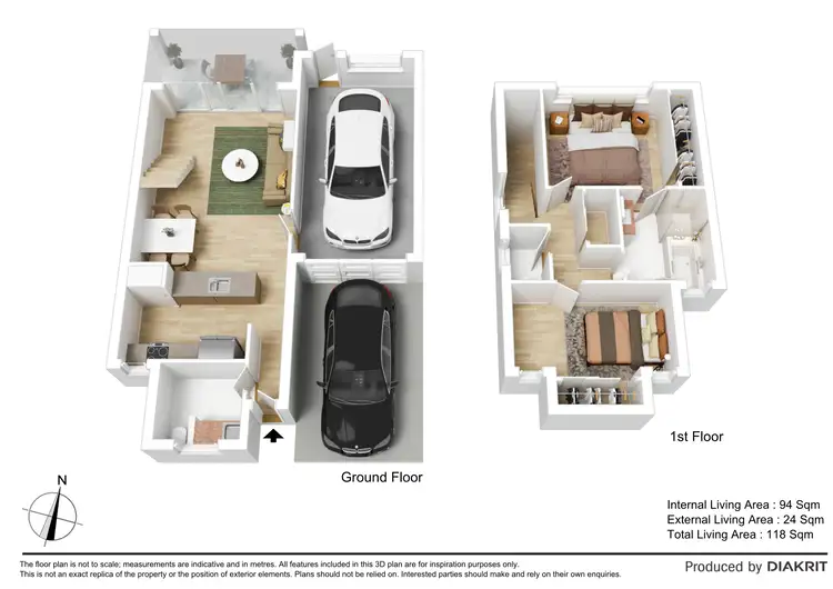 Floorplan of Homely townhouse listing, 130/71 Stanley Street, Brendale QLD 4500