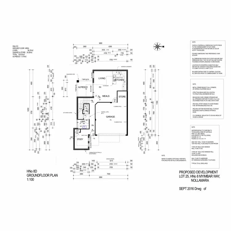 Floorplan of Homely townhouse listing, 8D Myimbar Way, Nollamara WA 6061
