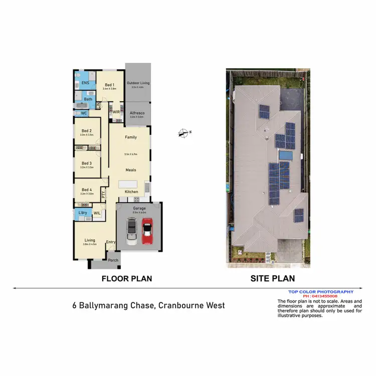 Floorplan of Homely house listing, 6 Ballymarang Chase, Cranbourne West VIC 3977