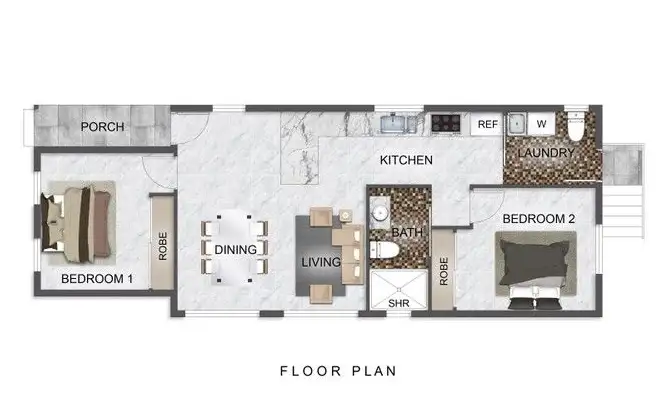 Floorplan of Homely villa listing, 7/6 Faucett Street, Blackalls Park NSW 2283