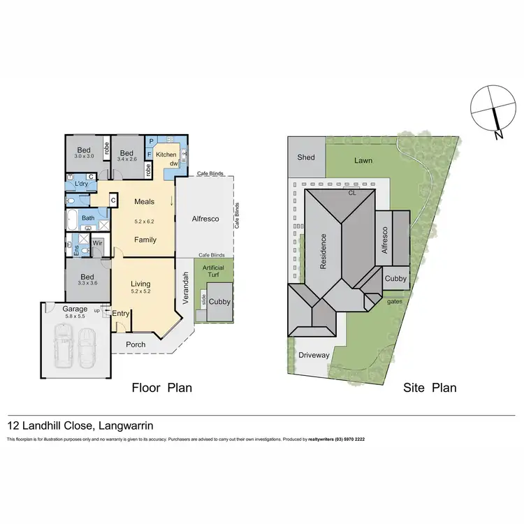Floorplan of Homely house listing, 12 Landhill Close, Langwarrin VIC 3910