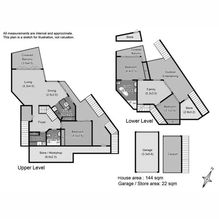Floorplan of Homely townhouse listing, 2/16 Date Court, Sandy Bay TAS 7005