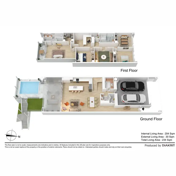 Floorplan of Homely house listing, 2/34 Lancelin Place, Maroochydore QLD 4558