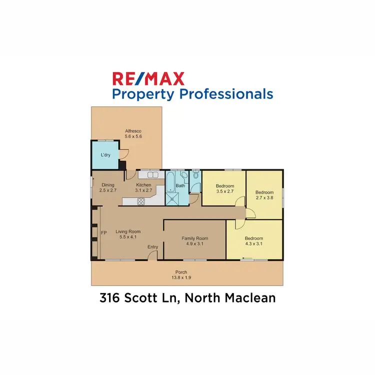 Floorplan of Homely house listing, 316-318 Scott Lane, North Maclean QLD 4280