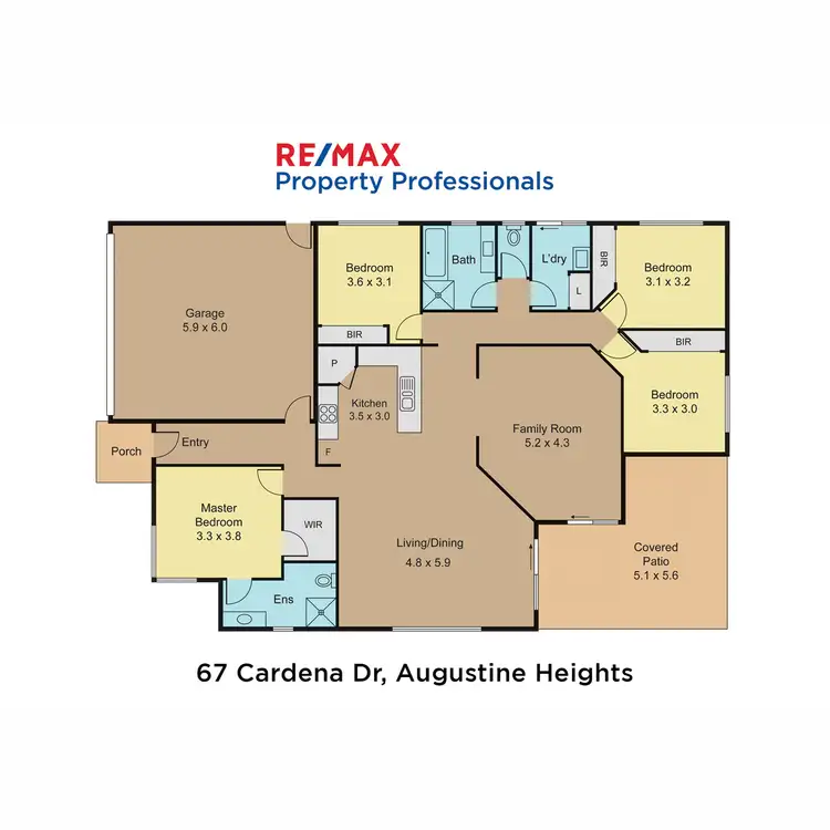Floorplan of Homely house listing, 67 Cardena Drive, Augustine Heights QLD 4300