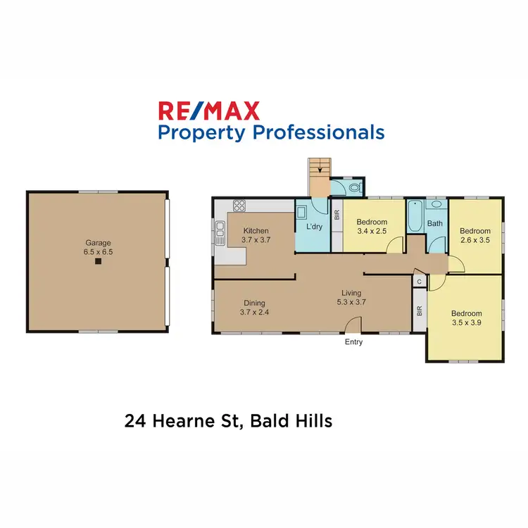 Floorplan of Homely house listing, 24 Hearne Street, Bald Hills QLD 4036