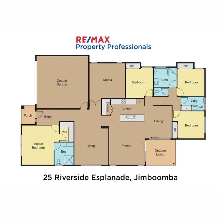 Floorplan of Homely house listing, 25 Riverside Esplanade, Jimboomba QLD 4280