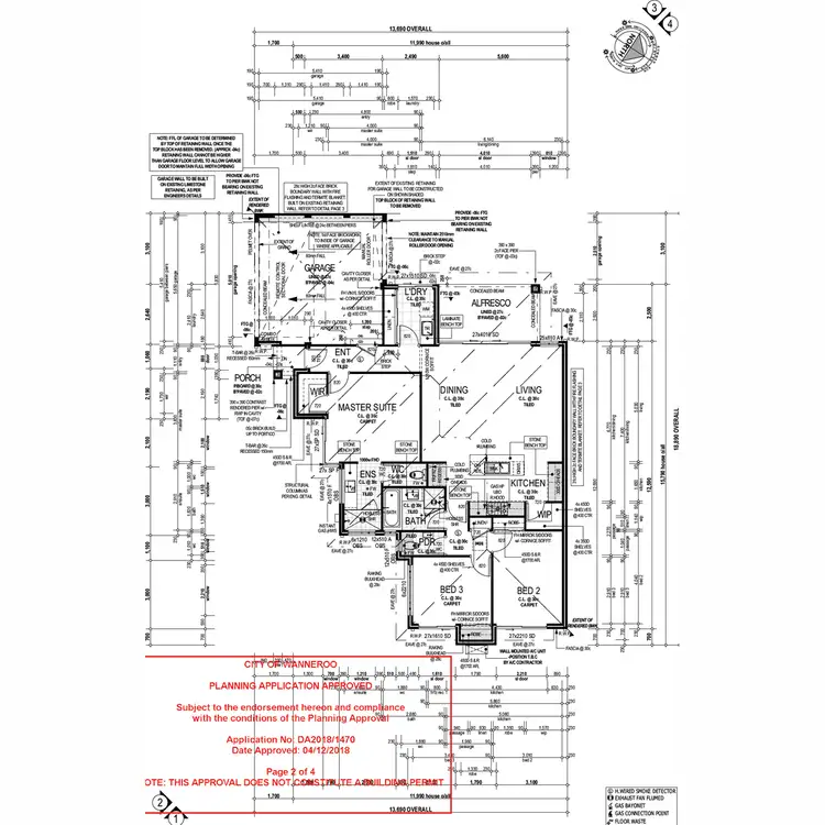 Floorplan of Homely house listing, 7 Uppingham Way, Butler WA 6036
