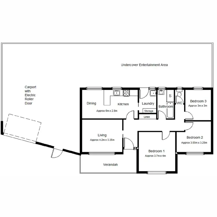Floorplan of Homely house listing, 42 Chinnery Street, Port Augusta West SA 5700