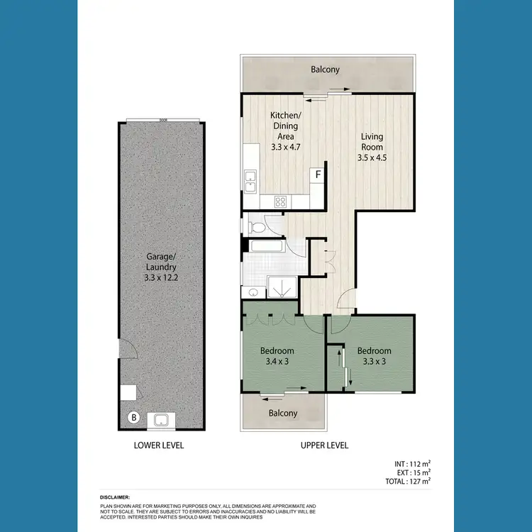 Floorplan of Homely unit listing, 3/34 Farnell Street, Chermside QLD 4032