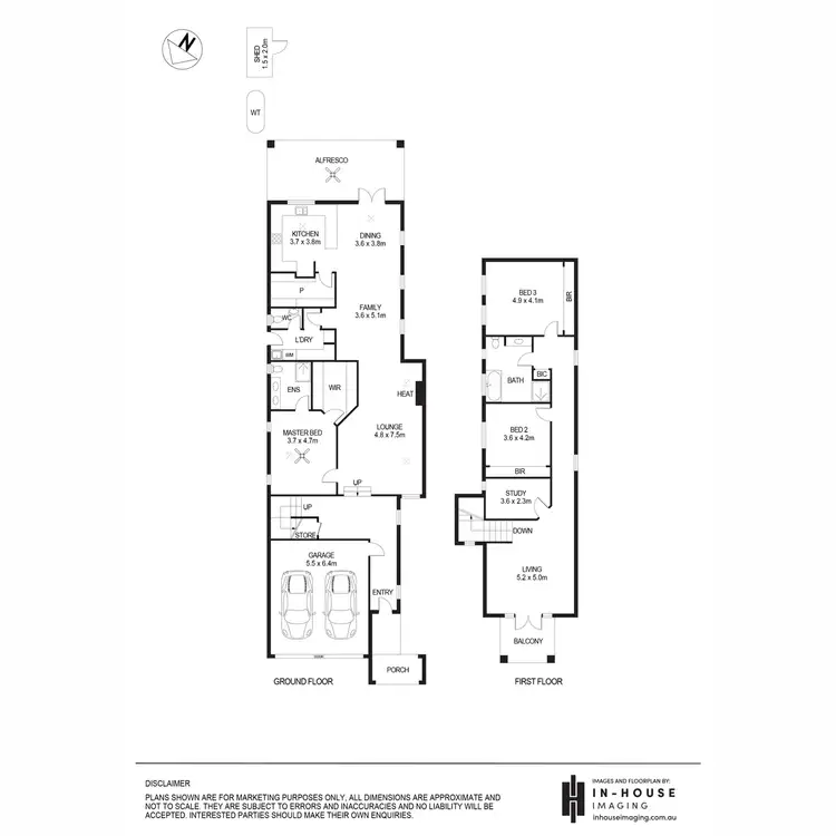 Floorplan of Homely house listing, 16A Graham Place, Prospect SA 5082