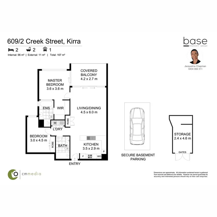 Floorplan of Homely apartment listing, 609/2 Creek, Coolangatta QLD 4225