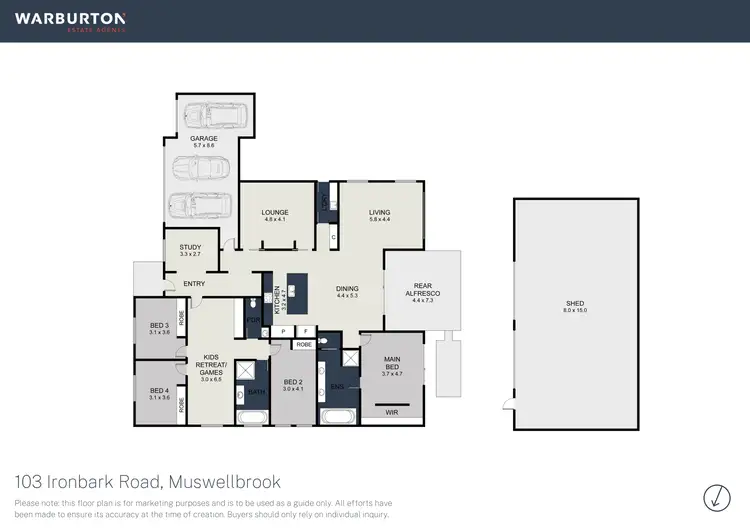 Floorplan of Homely house listing, 103 Ironbark Road, Muswellbrook NSW 2333