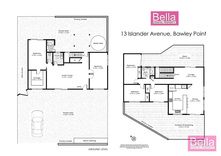 Floorplan of Homely house listing, 13 Islander Avenue, Bawley Point NSW 2539