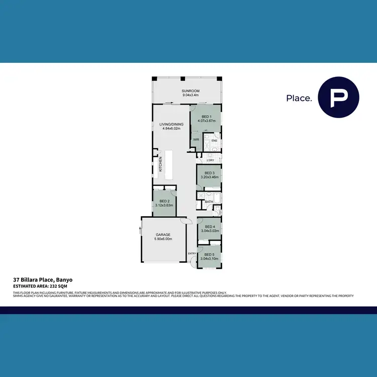 Floorplan of Homely house listing, 37 Billara Place, Banyo QLD 4014