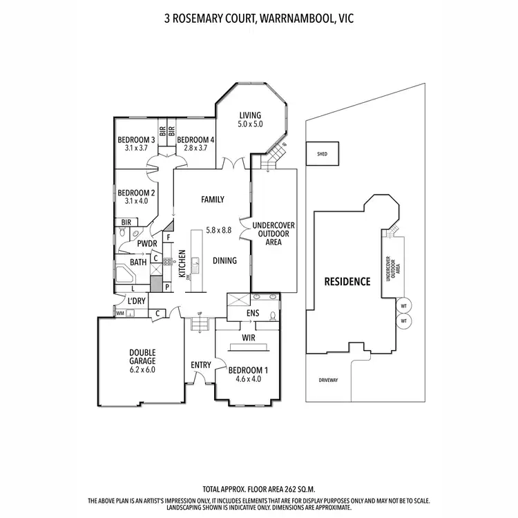 Floorplan of Homely house listing, 3 Rosemary Court, Warrnambool VIC 3280