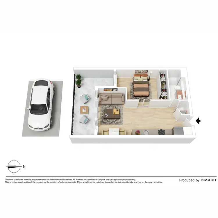 Floorplan of Homely apartment listing, 204/1A Peel Street, Windsor VIC 3181