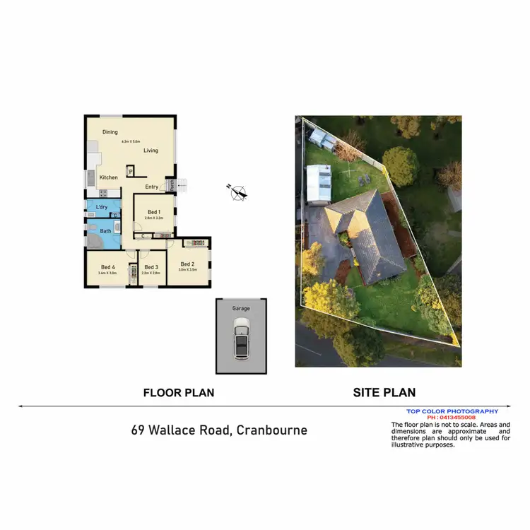 Floorplan of Homely house listing, 69 Wallace Road, Cranbourne VIC 3977