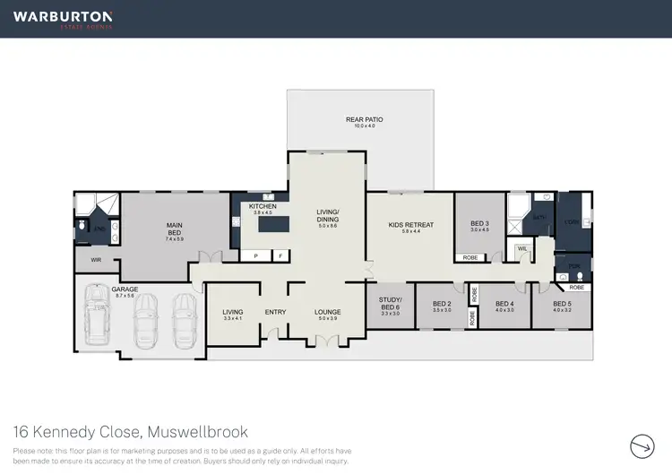 Floorplan of Homely house listing, 16 Kennedy Close, Muswellbrook NSW 2333