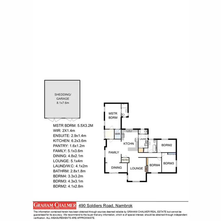 Floorplan of Homely house listing, 490 Soldiers Road, Nambrok VIC 3847