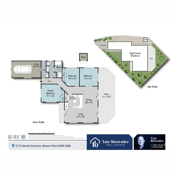 Floorplan of Homely house listing, 2/12 Kentia Crescent, Banora Point NSW 2486
