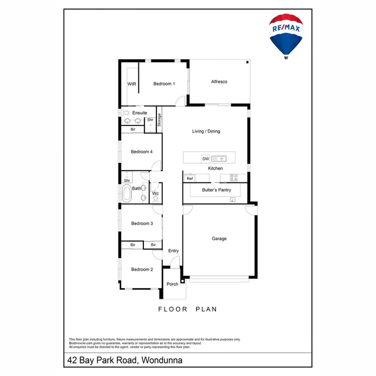 Floorplan of Homely house listing, 42 Bay Park Road, Wondunna QLD 4655