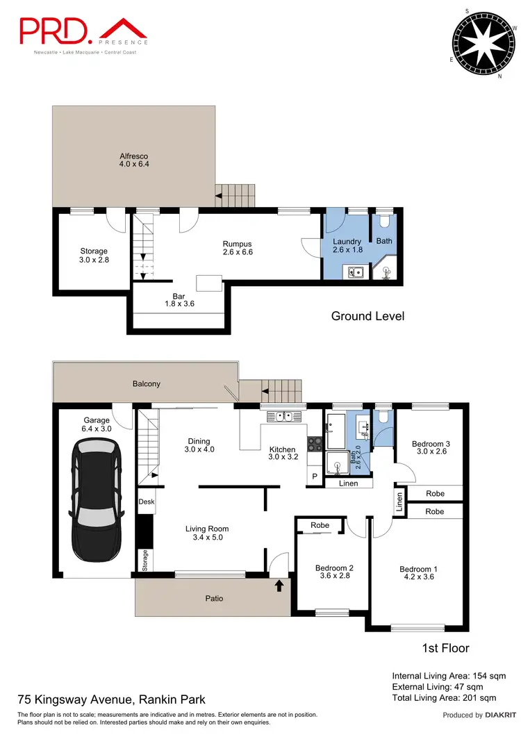Floorplan of Homely house listing, 75 Kingsway Avenue, Rankin Park NSW 2287