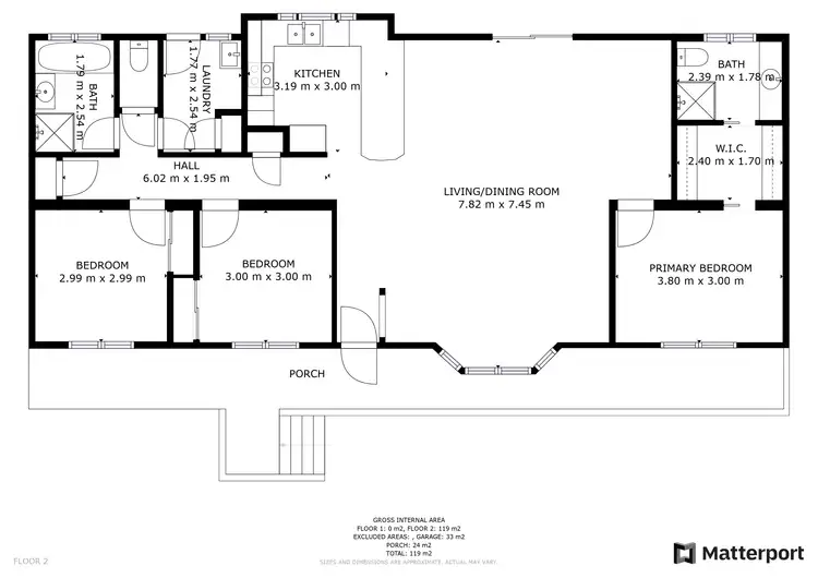 Floorplan of Homely house listing, 23 Railway Avenue, Yackandandah VIC 3749