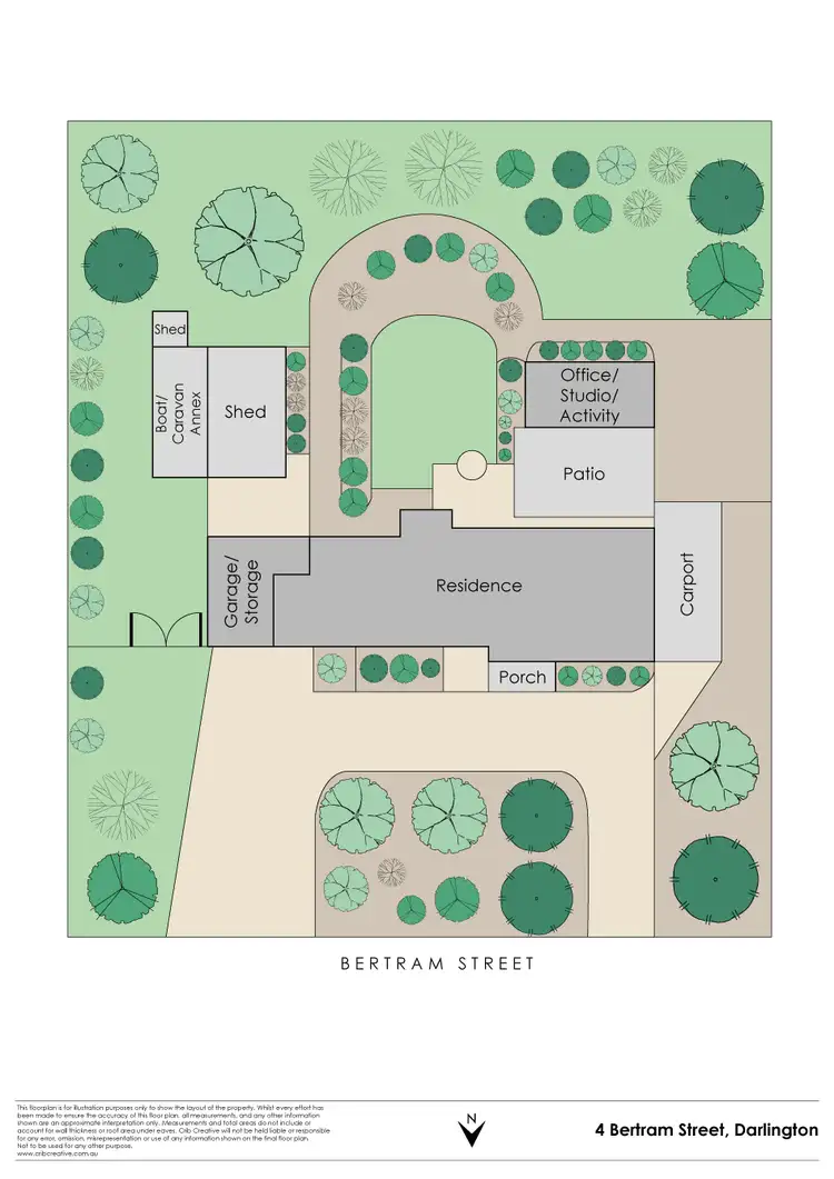 Floorplan of Homely house listing, 4 Bertram Street, Darlington WA 6070