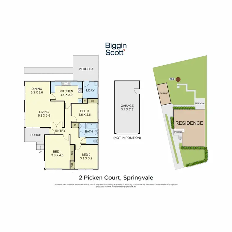 Floorplan of Homely house listing, 2 Picken Court, Springvale VIC 3171