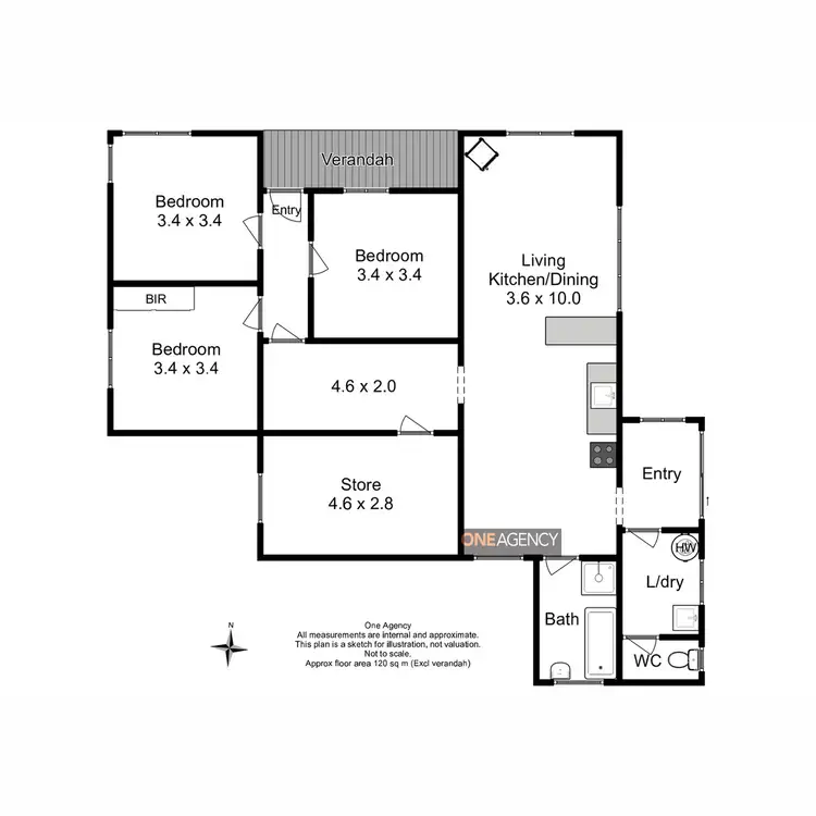 Floorplan of Homely rural property listing, 3 Bass Highway, Christmas Hills TAS 7330