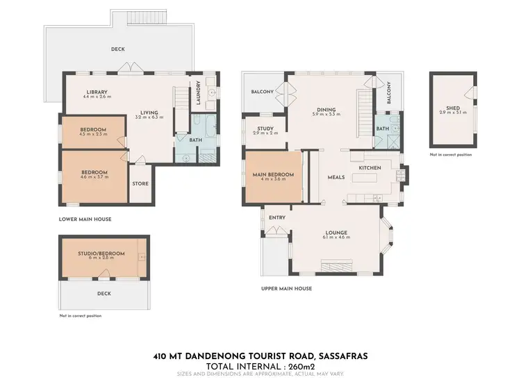 Floorplan of Homely house listing, 410 Mount Dandenong Tourist Road, Sassafras VIC 3787