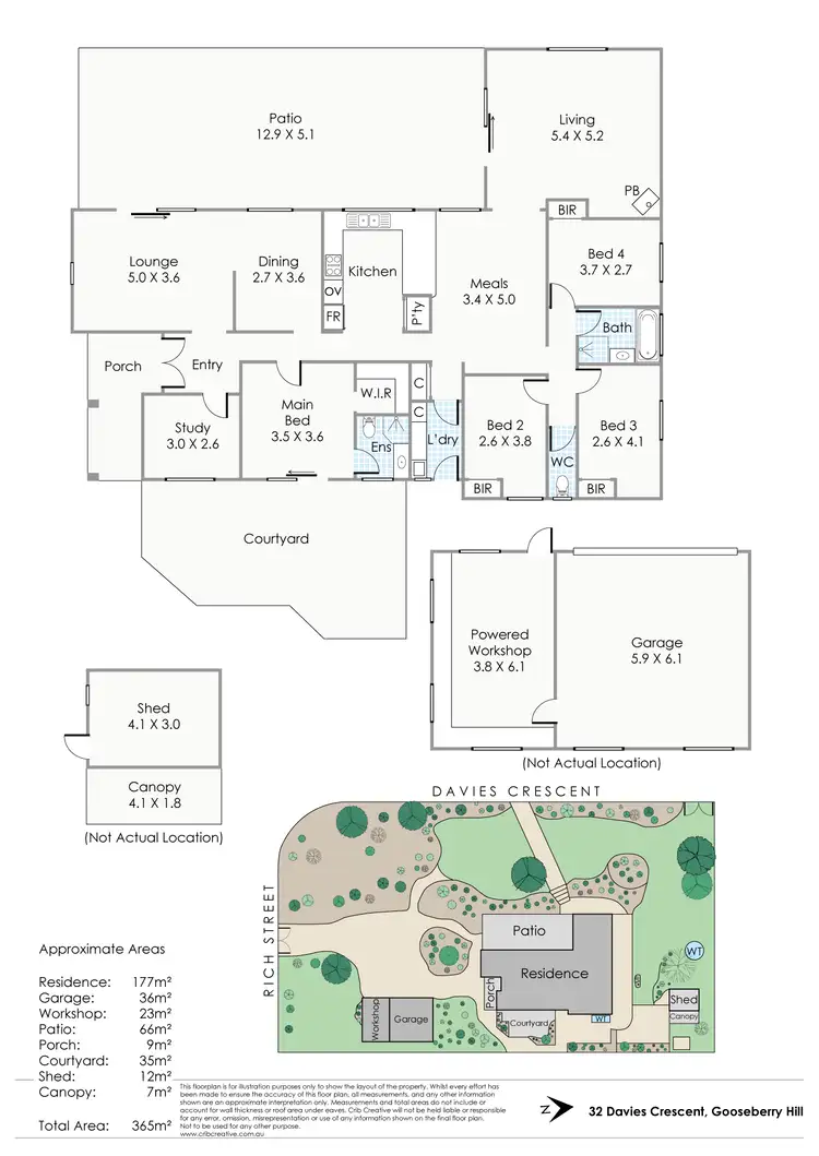 Floorplan of Homely house listing, 32 Davies Crescent, Gooseberry Hill WA 6076