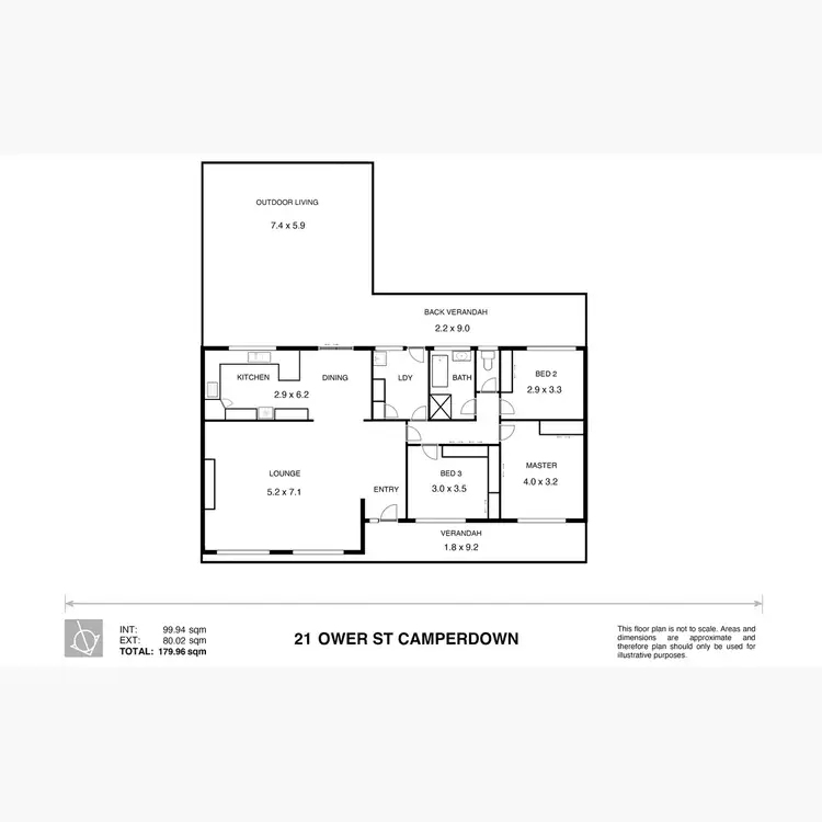 Floorplan of Homely house listing, 21 Ower Street, Camperdown VIC 3260