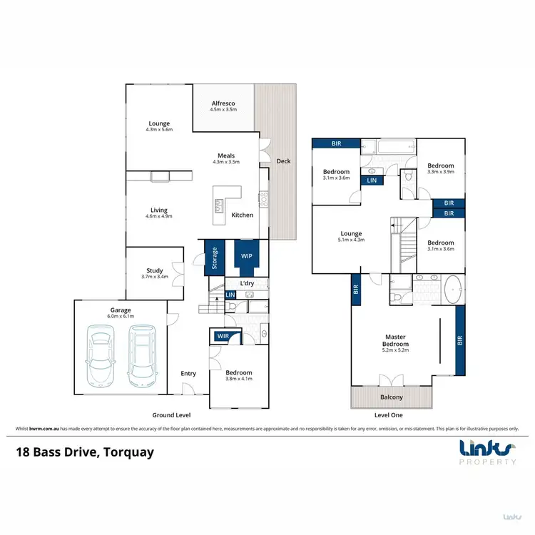 Floorplan of Homely house listing, 18 Bass Drive, Torquay VIC 3228