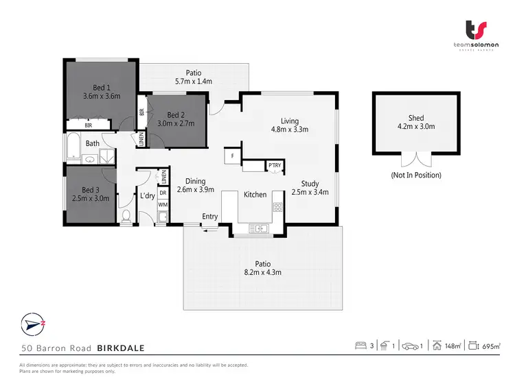 Floorplan of Homely house listing, 50 Barron Road, Birkdale QLD 4159