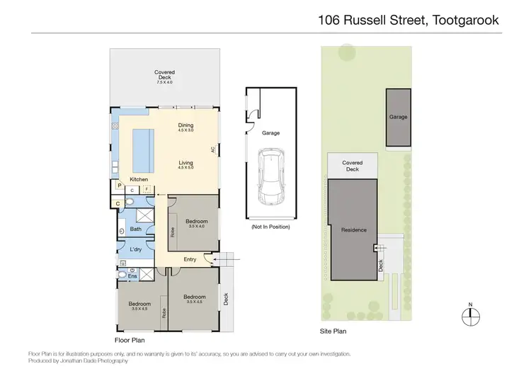 Floorplan of Homely house listing, 1/69 Russell Street, Tootgarook VIC 3941