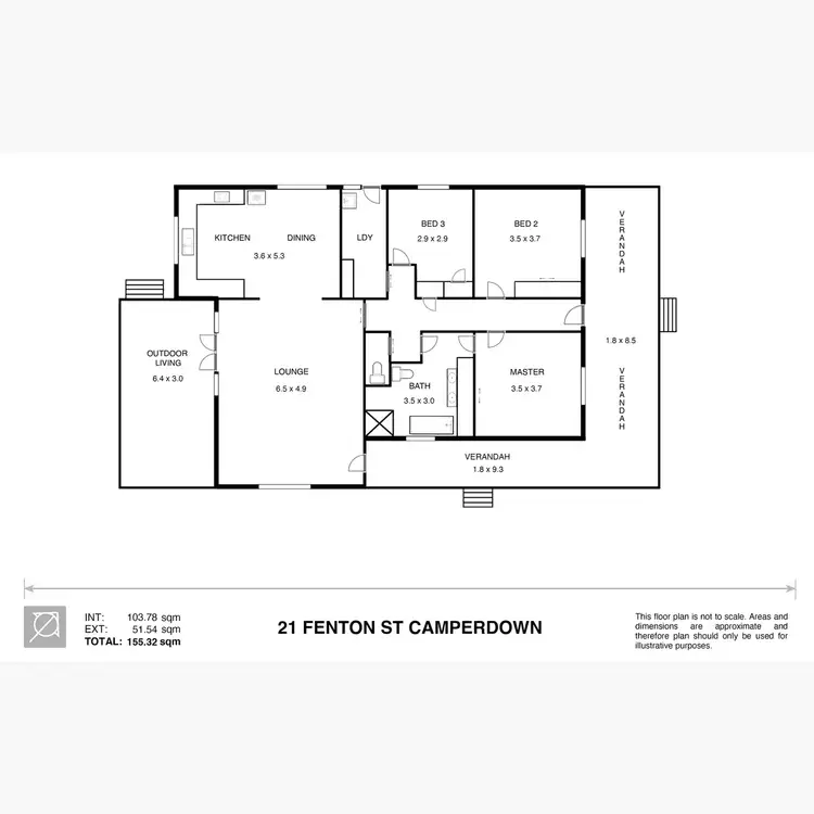 Floorplan of Homely house listing, 21 Fenton Street, Camperdown VIC 3260