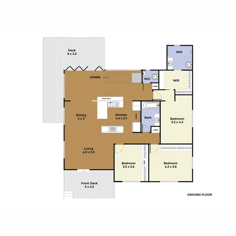 Floorplan of Homely house listing, 6 Gresford Street, Chermside West QLD 4032