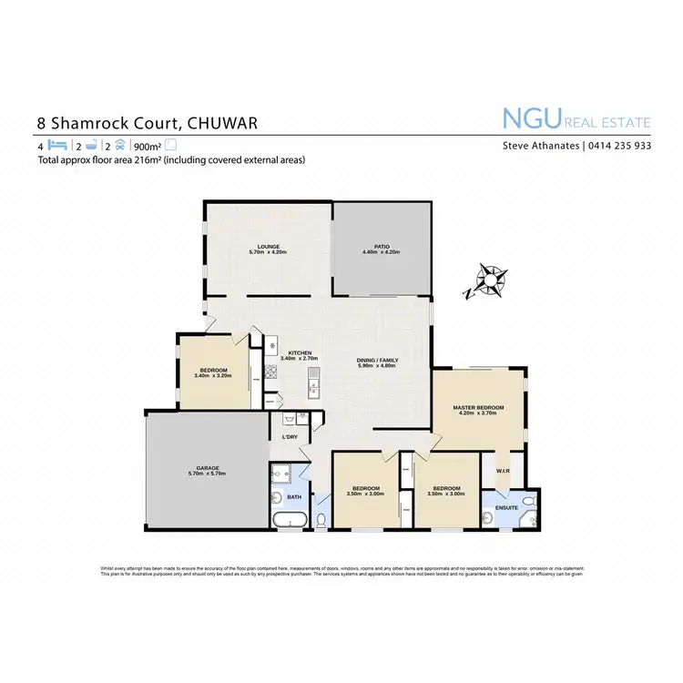 Floorplan of Homely house listing, 8 Shamrock Court, Chuwar QLD 4306